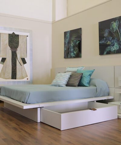 DORMITORIO COMPLETO CABECERO Y MESITAS